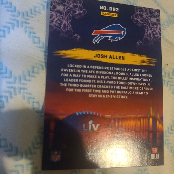 Josh allen donruss 2021 #DR2 - Picture 11 of 11